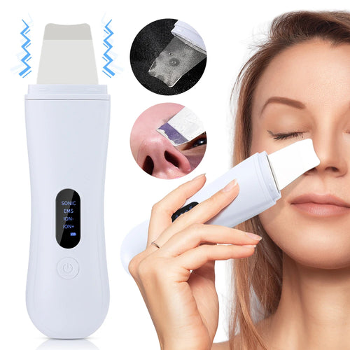 Espátula Facial Ultrassônica com Lifting 4 em 1